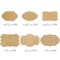 Wrapables Kraft Paper Sticker Labels for Lids, Mason Jars, Bottles, Homemade Products, Gift Wrapping, Parties